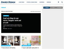 Tablet Screenshot of davies-design.com
